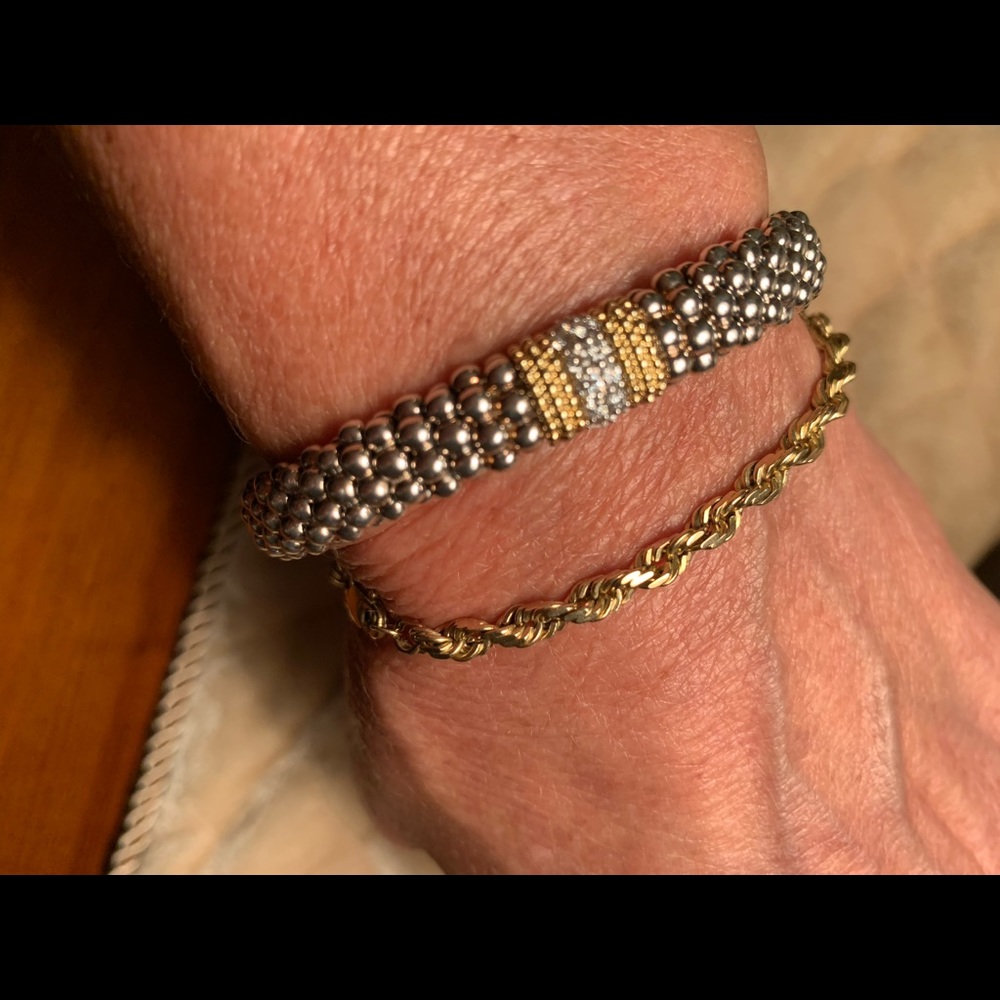 COPY - ❤️Gorgeous Lagos Bracelet with diamonds & Gold